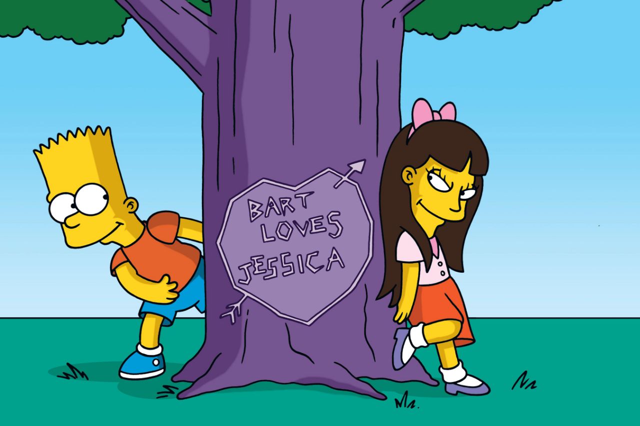 В серии "Симпсонов", где Барт влюбляется в дочь преподобного, зву...